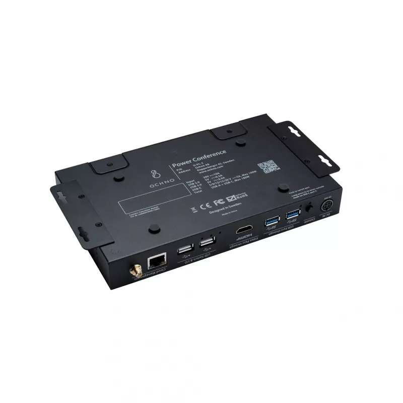 Ochno Power Conference 3 Single, Kabelgebunden, USB 3.2 Gen 2 (3.1 Gen 2) Type-C, 100 W, 1.4/2.3, 10,100 Mbit/s, Schwarz