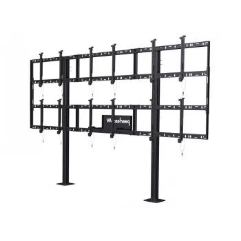 Peerless DS-S555-3X2 Multimedia-Wagen/Ständer Schwarz Multimedia-Ständer