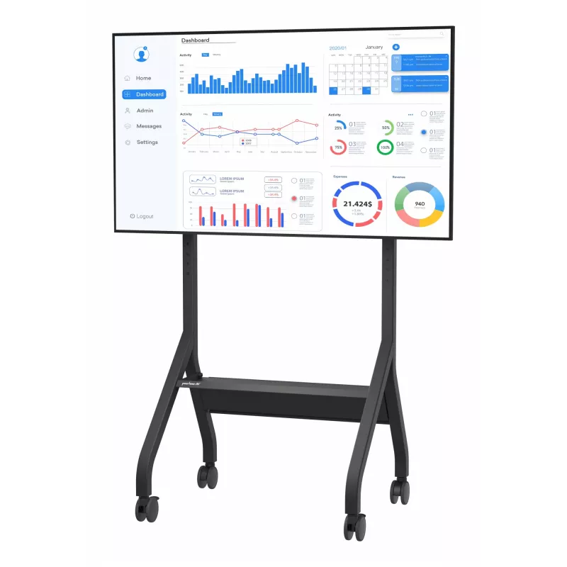 Peerless SR860-EUK Beschilderungs-Displayhalterung 190.5 cm (75 Zoll) Schwarz