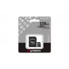 MicroSDXC-Flashkarte Kingston 128 GB Industrial C10 A1 pSLC UHS-I, 100 MB/s Lesen, 80 MB/s Schreiben, V30/U3, Schwarz + SD-Adapter