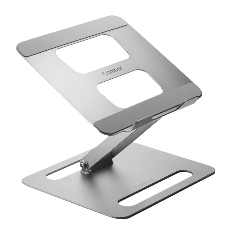 Laptopständer Contour Design Laptop Riser Steel Grau Höhe 45-310mm