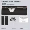 Contour Design RollerMaus Red Plus, Thin Client, Kabelgebunden - Zentrale Zeigereinheit - ergonomisch - für Rechts- und Linkshänder - kabelgebunden - USB-C