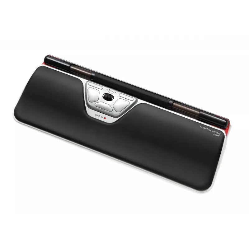Contour Design RollerMaus Red Plus + Balance Kabelgebunden, Full-Size (100 %), Kabelgebunden, USB, QWERTY, Schwarz, Maus inklusive