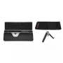 Contour RollerMaus Red Plus WL Travel Kit — kabellos RF, Full-Size-Tastaturformfaktor, schwarz, inklusive Maus und Handgelenkauflage