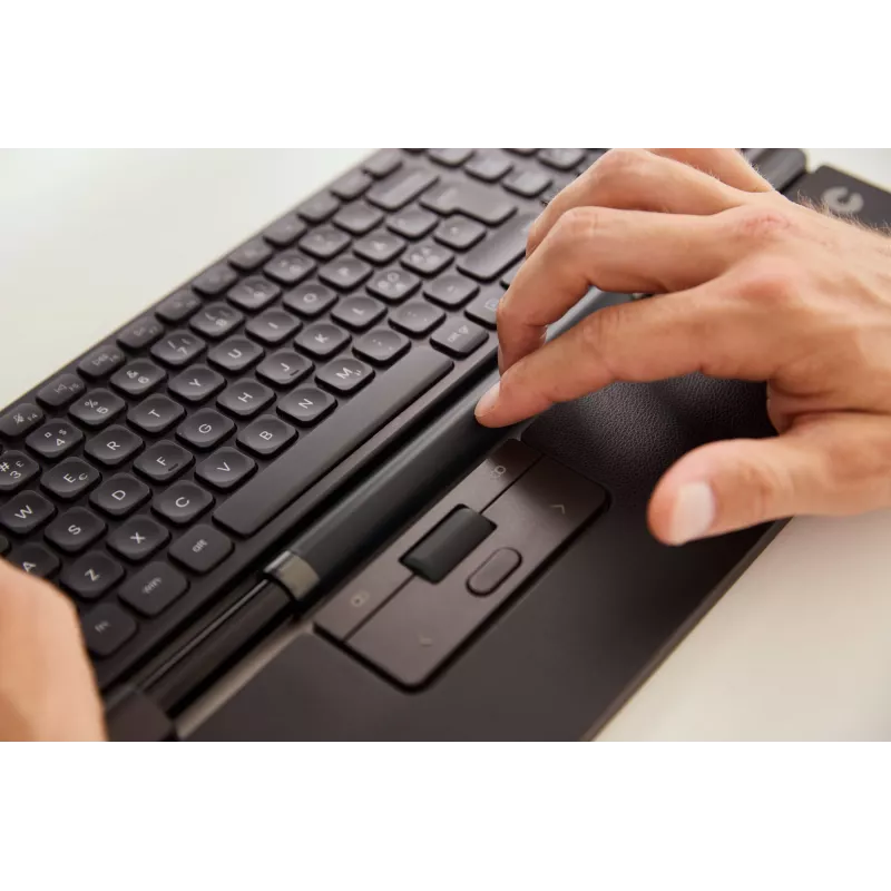 Contour Design RollerMouse Pro schlank Handgelenkauflage aus veganem Leder, kabellos