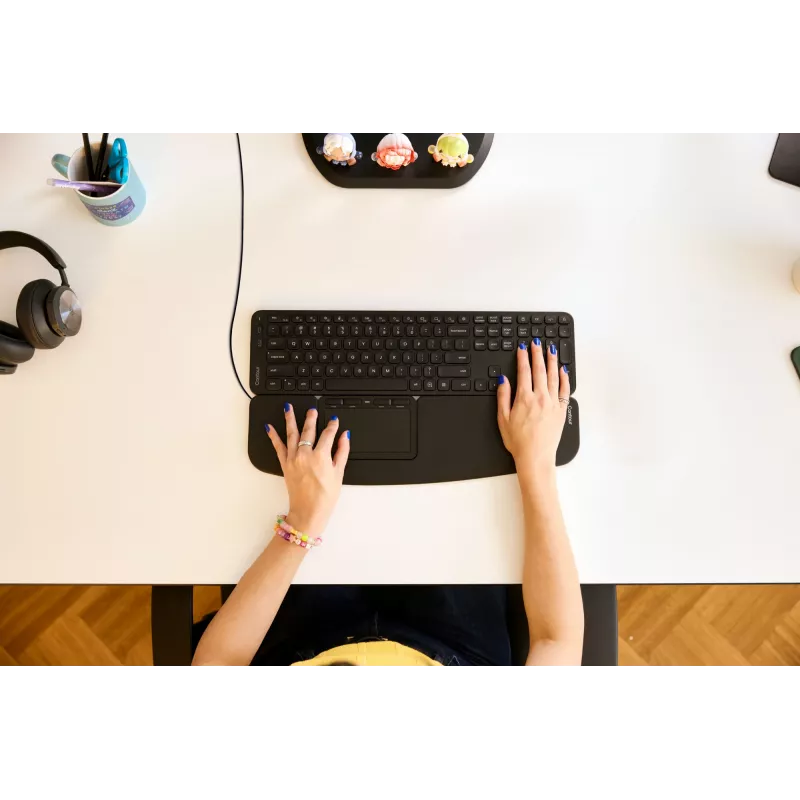Contour Design Contour Touch Ergonomisches Touchpad Kabelgebunden, Kabelgebunden, USB, USB Type-C, Contour Design, Schwarz, 118 mm