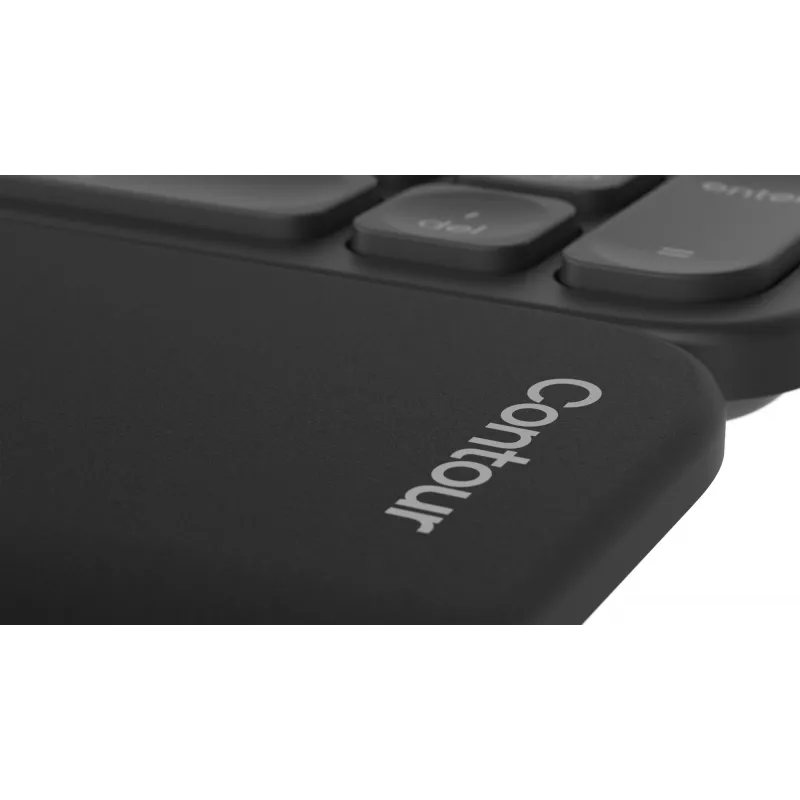 Handgelenkauflage Contour Contour Balance Full-Size — Schwarz, 434,5×104×10,8 mm