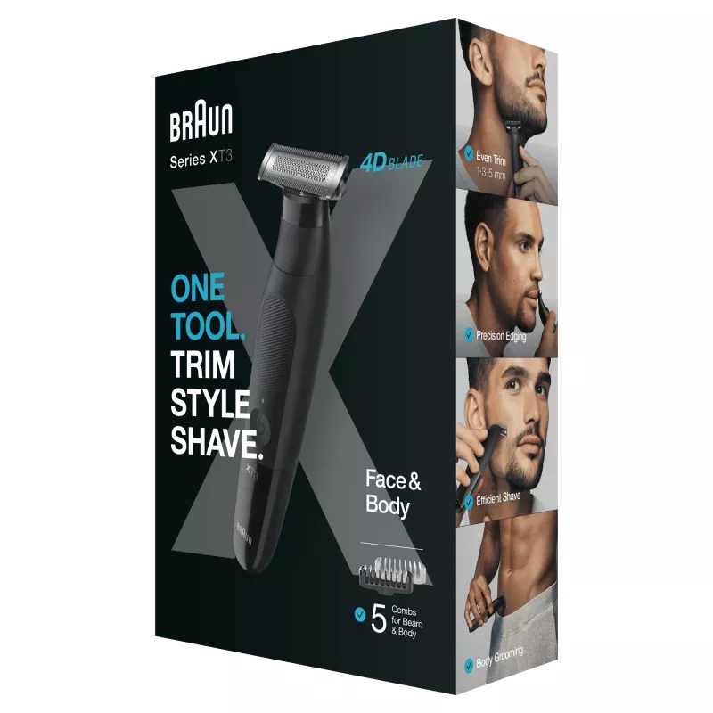 Trimmer Braun XT3200 Schwarz Nickel-Metallhydrid NiMH Akku 45 min