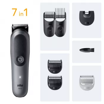 Braun AIO5520 Haarschneider/Trimmer Schwarz, Grau 14 Lithium-Ionen (Li-Ion)