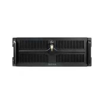 Chieftec UNC-411E-B Computergehäuse Rack Schwarz, Silber 400 W