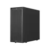Computergehäuse CHIEFTEC BW-01B-OP Midi Tower ATX/ITX, unterstützt 6×3,5 Zoll + 4×2,5 Zoll, 2×5,25 Zoll, hinten 1×120 mm, SGCC, schwarz, 200×510×465 mm