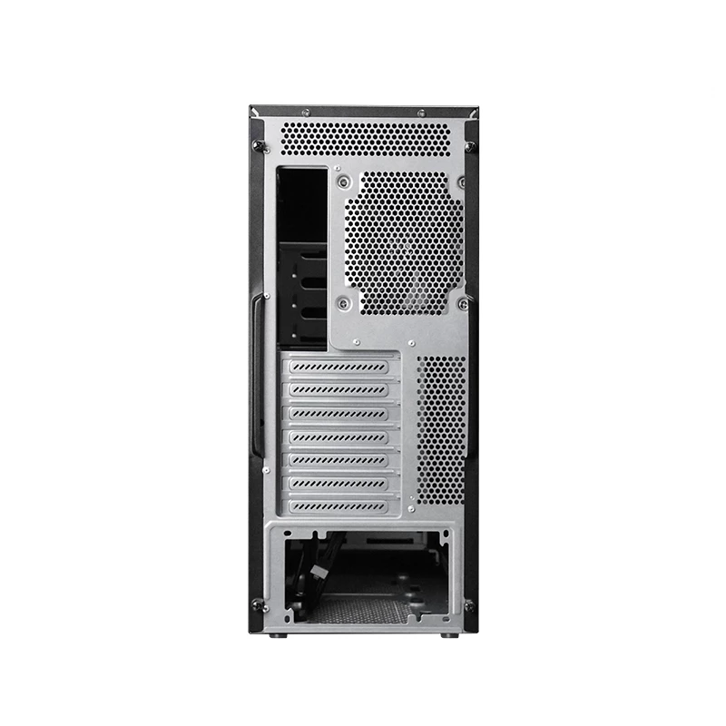 Computergehäuse CHIEFTEC BW-01B-OP Midi Tower ATX/ITX, unterstützt 6×3,5 Zoll + 4×2,5 Zoll, 2×5,25 Zoll, hinten 1×120 mm, SGCC, schwarz, 200×510×465 mm