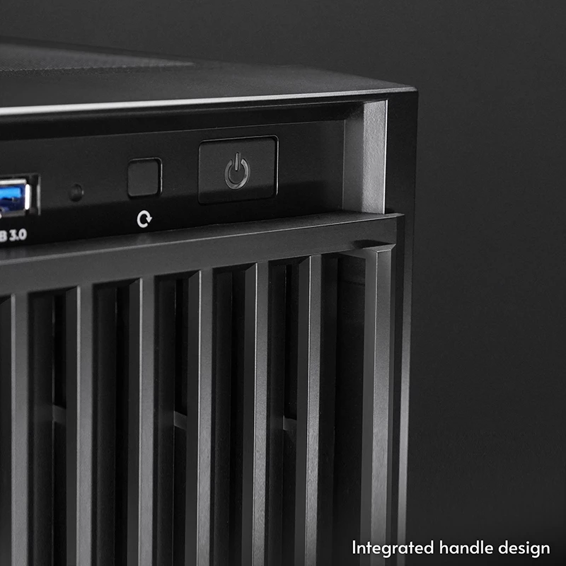 Computergehäuse CHIEFTEC BW-01B-OP Midi Tower ATX/ITX, unterstützt 6×3,5 Zoll + 4×2,5 Zoll, 2×5,25 Zoll, hinten 1×120 mm, SGCC, schwarz, 200×510×465 mm