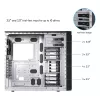 Computergehäuse CHIEFTEC BW-01B-OP Midi Tower ATX/ITX, unterstützt 6×3,5 Zoll + 4×2,5 Zoll, 2×5,25 Zoll, hinten 1×120 mm, SGCC, schwarz, 200×510×465 mm