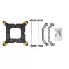 Chieftec CAC-S92PWM-LP45 Computer-Kühlsystem Computergehäuse Luftkühler 9,2 cm Schwarz