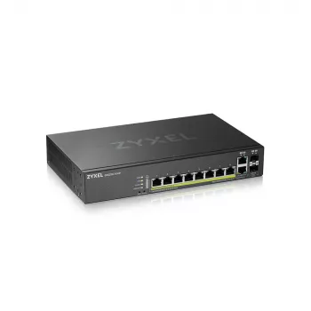 Zyxel GS2220-10HP-EU0101F Netzwerk-Switch Managed L2 Gigabit Ethernet (10/100/1000) Power over Ethernet (PoE) Schwarz