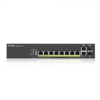 Zyxel GS2220-10HP-EU0101F Netzwerk-Switch Managed L2 Gigabit Ethernet (10/100/1000) Power over Ethernet (PoE) Schwarz