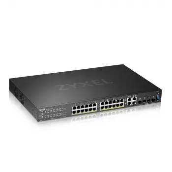 Zyxel GS2220-28HP-EU0101F Netzwerk-Switch Managebar L2 Gigabit Ethernet (10/100/1000) Power over Ethernet (PoE) Schwarz