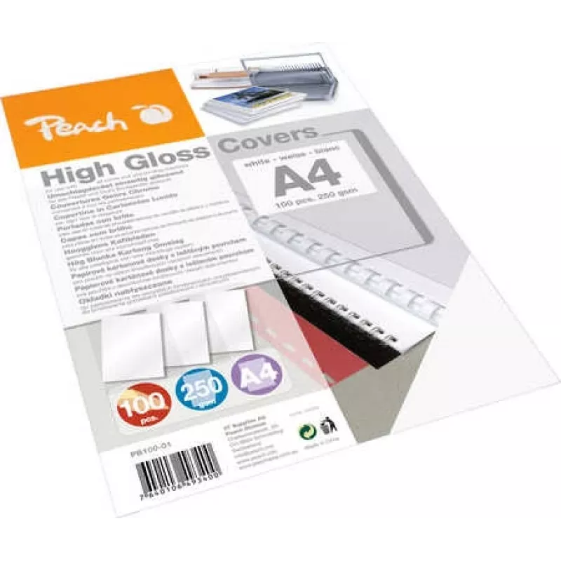 Peach Bürogeräte A4 Weiß 100 Stück