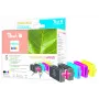Peach 316405 Tintenpatrone 5 Stk. Schwarz, Cyan, Magenta, Gelb