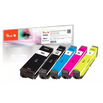 Peach PI200-285 Tintenpatrone 5 Stk. Kompatibel Hohe (XL) Reichweite Schwarz, Cyan, Magenta, Fotoschwarz, Gelb
