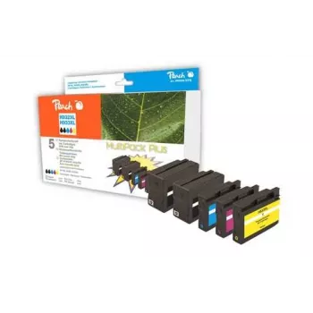 Peach Combi Pack Plus mit Chip, kompatibel mit Nr. 932XL, Nr. 933XL