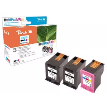 Peach 0F319640 Tintenpatrone 3 Stk. Schwarz, Cyan, Magenta, Gelb