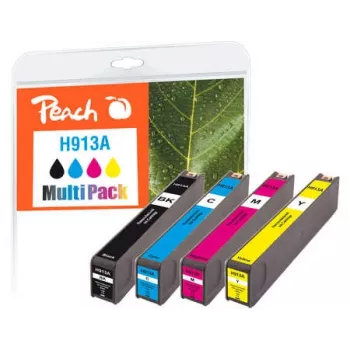 Peach PI300-744 Tintenpatrone 4 Stück Kompatibel Schwarz, Cyan, Magenta, Gelb