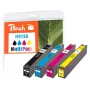 Peach PI300-744 Tintenpatrone 4 Stück Kompatibel Schwarz, Cyan, Magenta, Gelb