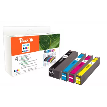 Peach PI300-750 Tintenpatrone 4 Stück Kompatibel Hohe (XL) Reichweite Schwarz, Cyan, Magenta, Gelb