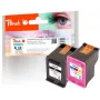 Peach PI300-808 Tintenpatrone 2 Stk. Hohe (XL) Reichweite Schwarz, Cyan, Magenta, Gelb