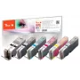 Peach PI100-313 Tintenpatrone Fotosschwarz, Foto-Cyan, Foto-Grau, Foto-Magenta, Foto-Gelb