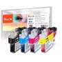 Peach PI500-238 Tintenpatrone 4 Stück Schwarz, Cyan, Magenta, Gelb