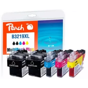 Peach PI500-246 Tintenpatrone 5 Stk. Schwarz, Cyan, Magenta, Gelb