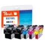 Peach PI500-246 Tintenpatrone 5 Stk. Schwarz, Cyan, Magenta, Gelb