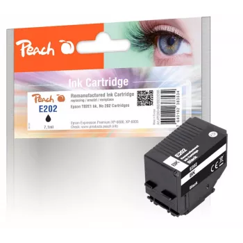Peach PI200-668 Tintenpatrone 1 Stück kompatibel Standardertrag Schwarz