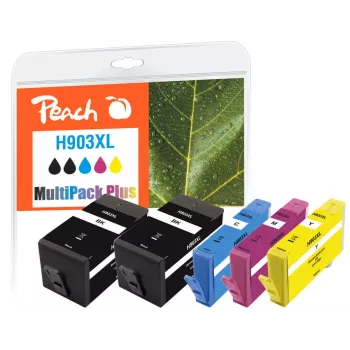 Peach PI300-865 Tintenpatrone 5 Stück Kompatibel High (XL) Yield Schwarz, Cyan, Magenta, Gelb