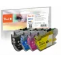 Peach PI500-377 Tintenpatrone 4 Stück Original High (XL) Yield Schwarz, Cyan, Magenta, Gelb