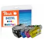 Peach PI500-383 Tintenpatrone 4 Stk. Kompatibel High (XL) Yield Schwarz, Cyan, Magenta, Gelb