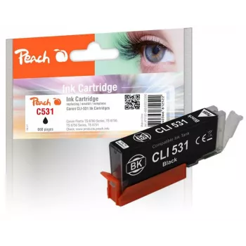 Peach PI100-498 Tintenpatrone 1 Stk. kompatibel Standardreichweite Schwarz