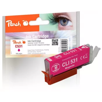 Peach PI100-501 Tintenpatrone 1 Stk. kompatibel Standardreichweite Magenta