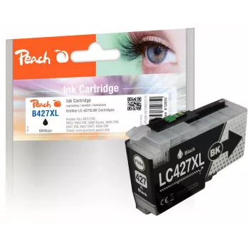 Peach PI500-397 Tintenpatrone 1 Stk. kompatibel Hohe (XL) Reichweite Schwarz