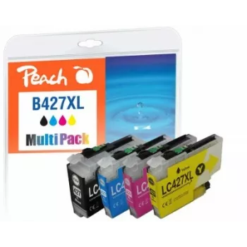 Peach PI500-401 Tintenpatrone 4 Stück Kompatibel High (XL) Yield Schwarz, Cyan, Magenta, Gelb