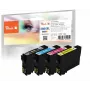 Peach PI200-988 Tintenpatrone 3 Stk. Original High (XL) Yield Schwarz, Cyan, Magenta, Gelb