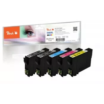 Peach PI200-995 Tintenpatrone 5 Stk. Original High (XL) Yield Schwarz, Cyan, Magenta, Gelb