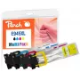 Peach PI200-796 Tintenpatronen 4 Stück Kompatibel Hohe (XL) Reichweite Schwarz, Cyan, Magenta, Gelb