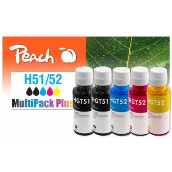Peach 321285 Tintenpatrone 5 Stück Kompatibel Standard-Reichweite Schwarz, Cyan, Magenta, Gelb