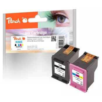 Peach PI300-948 Tintenpatrone 2 Stk. kompatibel Schwarz, Magenta, Gelb, Cyan