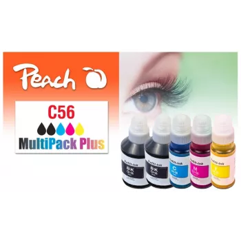 Peach 321698 Tintenpatrone 5 Stück Kompatibel Standard-Reichweite Schwarz, Cyan, Magenta, Gelb