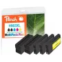 Peach PI300-1032 Tintenpatrone 5 Stk. kompatibel Hohe (XL) Reichweite Schwarz, Cyan, Pink, Gelb